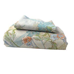 Vintage Springmaid Wondercale Sheet Set Brittany Gardens Full Floral